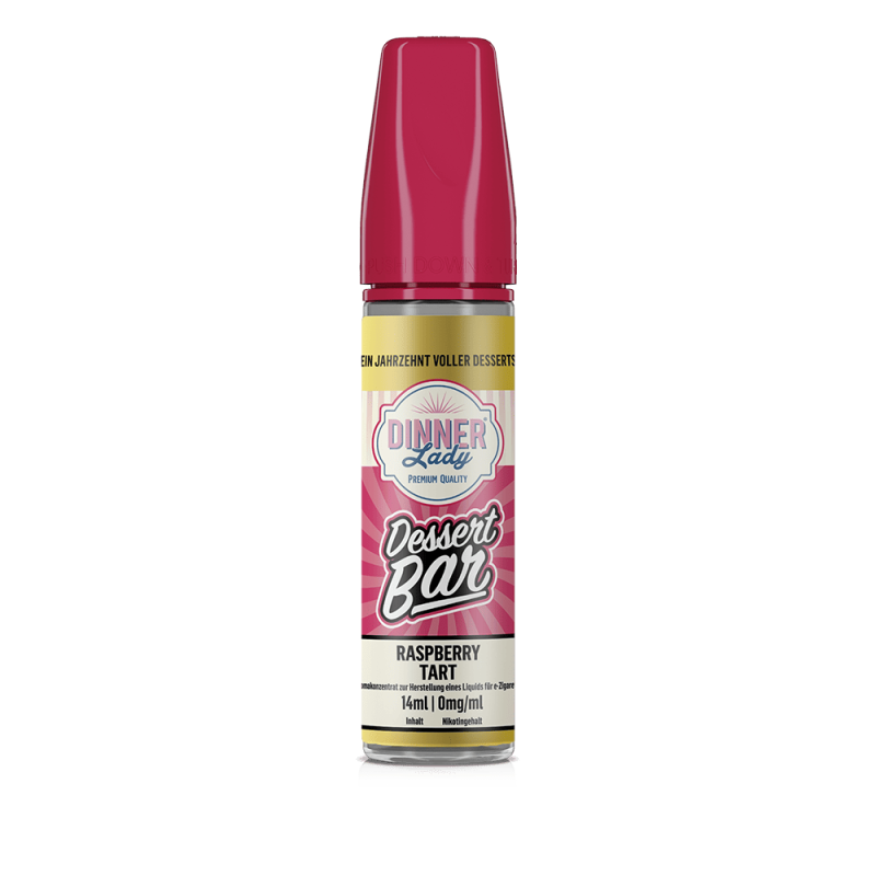 Dinner Lady Dessert Bar Longfill - Raspberry Tart - 14ml in 60ml Flasche