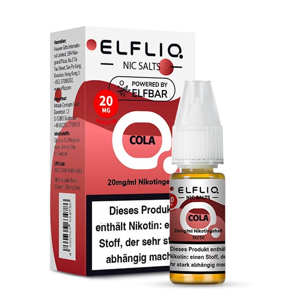 Elfliq by Elfbar Nikotinsalz - Cola - Liquid 10ml 20mg