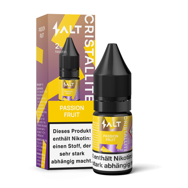 SALT Cristallite Nikotinsalz - Passion Fruit - 10ml Liquid 20mg