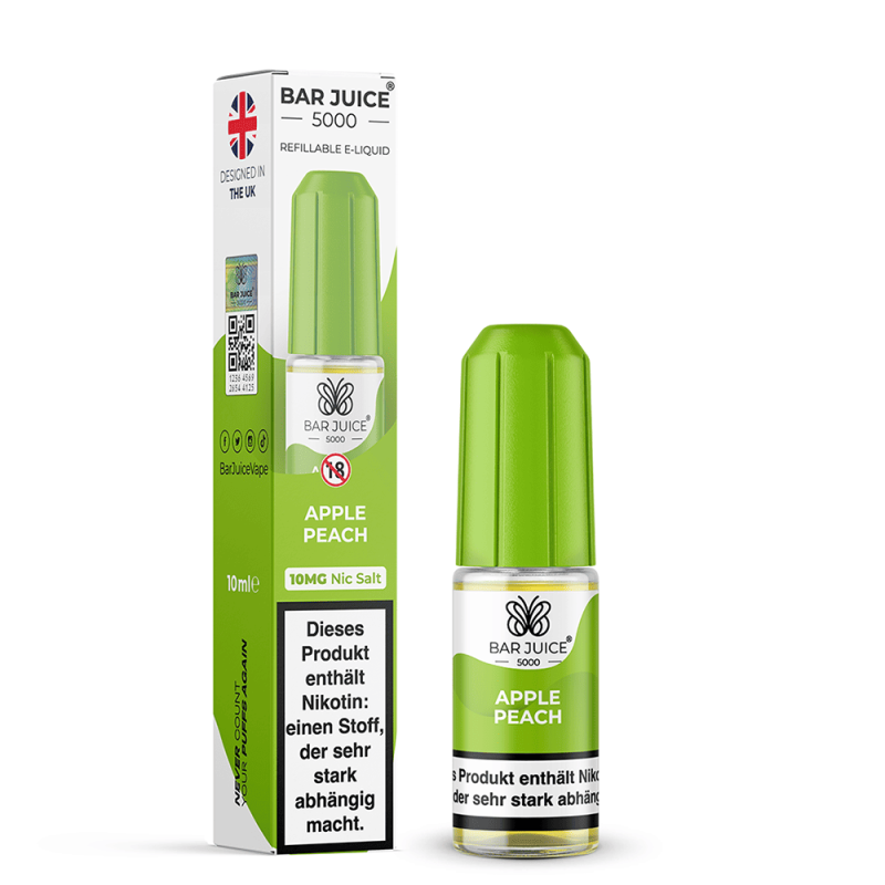 Bar Juice 5000 Nikotinsalz - Apple Peach - 10ml