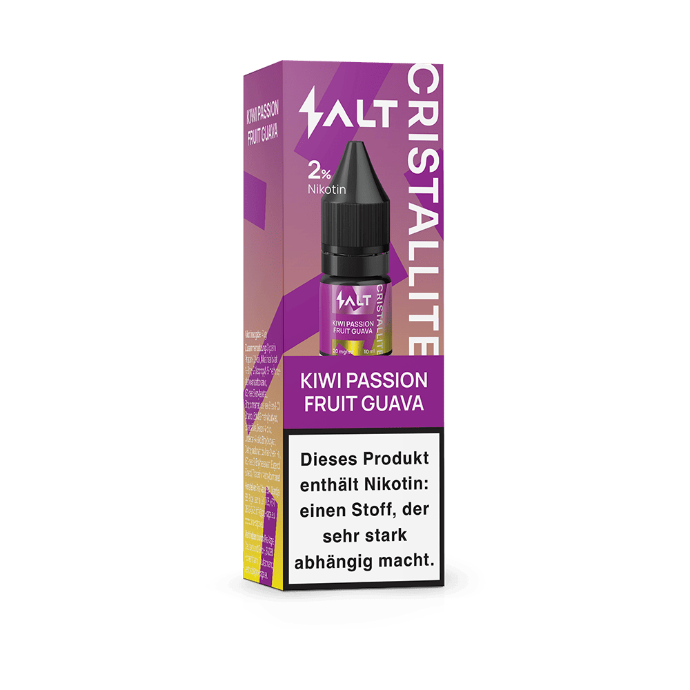 SALT Cristallite Nikotinsalz - Kiwi Passion Fruit Guava - 10ml Liquid 20mg