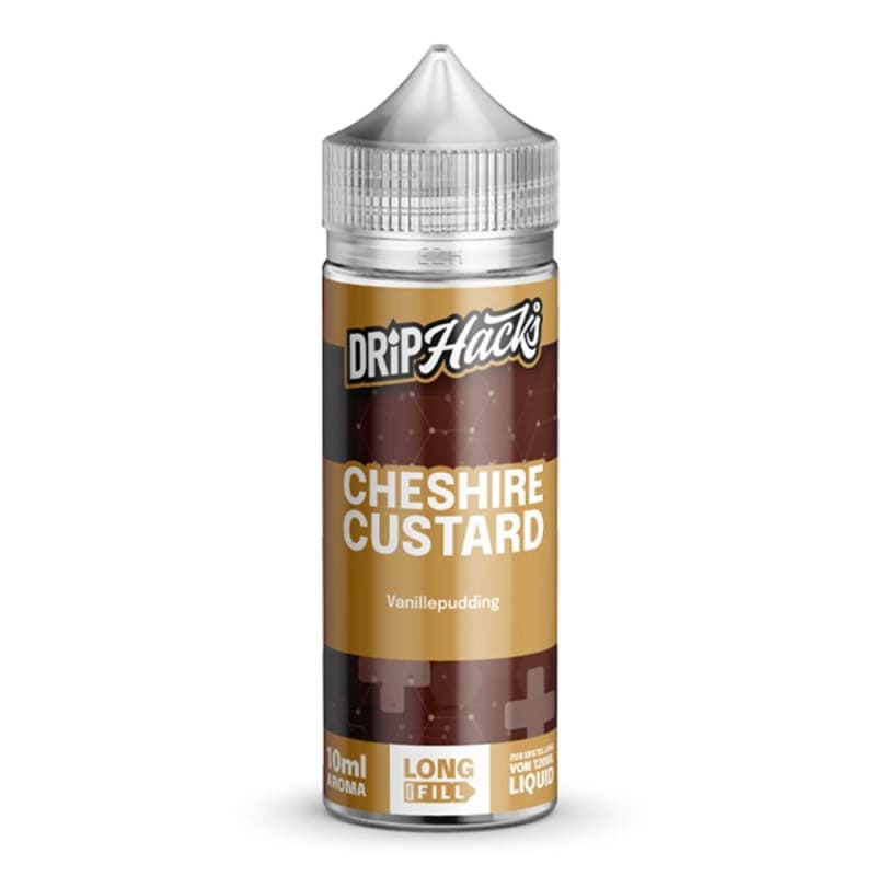 Drip Hacks Longfill - Cheshire Custard - 10ml Aroma in 120ml Flasche