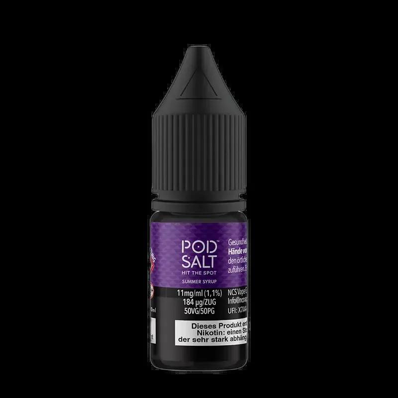 Pod Salt Fusion - Summer Syrup - 10ml Liquid 11mg Nikotinsalz