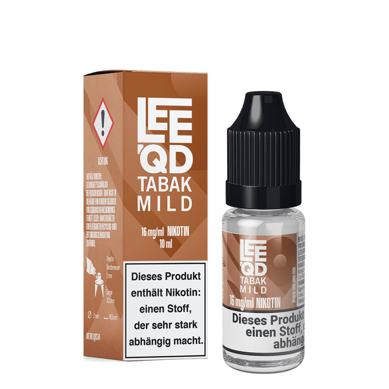 LEEQD Liquid - Tobacco Tabak mild - 16mg 10ml