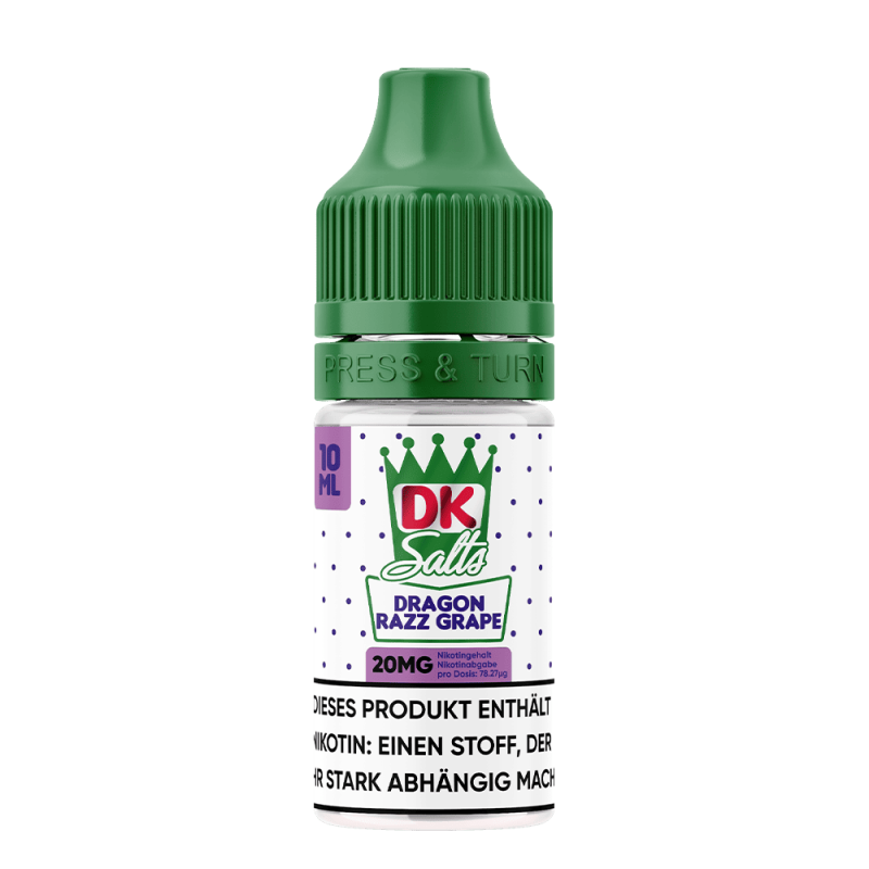 DK Salts Nikotinsalz - Dragon Razz Grape - Liquid 10ml 20mg