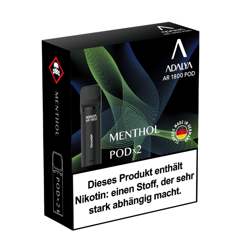 2x Adalya AR1800 - Menthol - 20mg Nikotinsalz 2ml