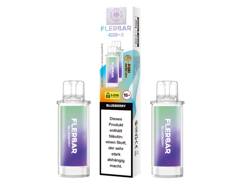 Flerbar Pod (2 Stk.) Blueberry 20mg