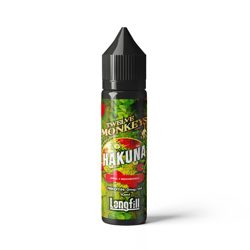 Twelve Monkeys Aroma Longfill - Hakuna - 10ml in 60ml Flasche