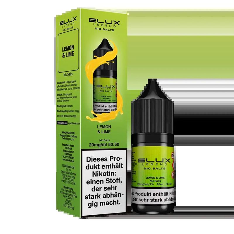 Elux Nikotinsalz - Lemon & Lime - Liquid 10mg 10ml