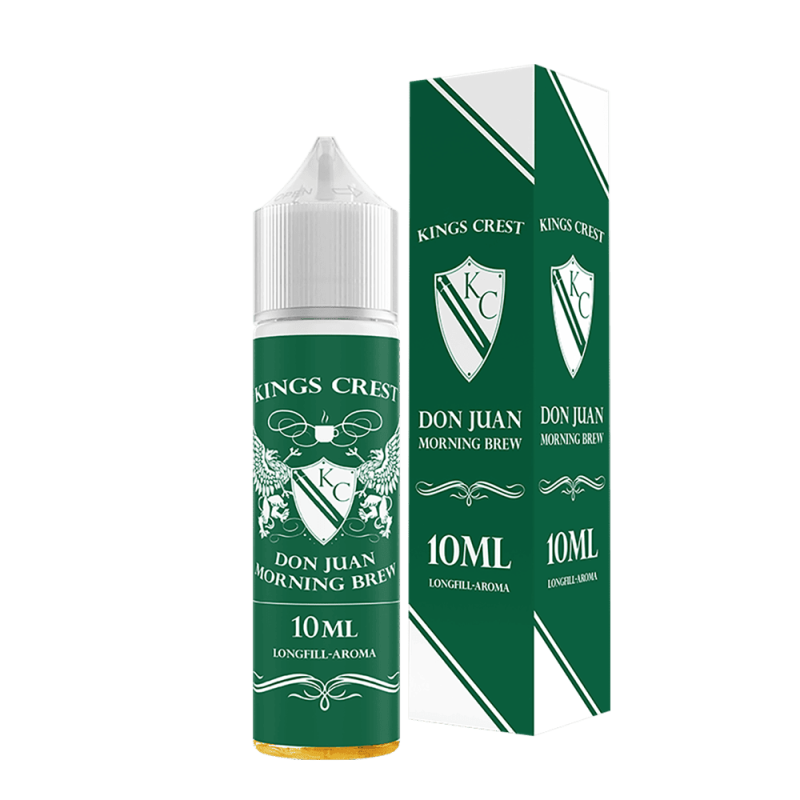 Kings Crest Longfill - Don Juan Morning Brew - 10ml in 60ml Flasche