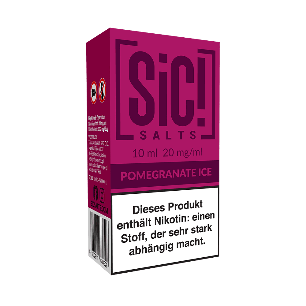 SIC Nikotinsalz - Pomegranate Ice -10ml Liquid 20mg