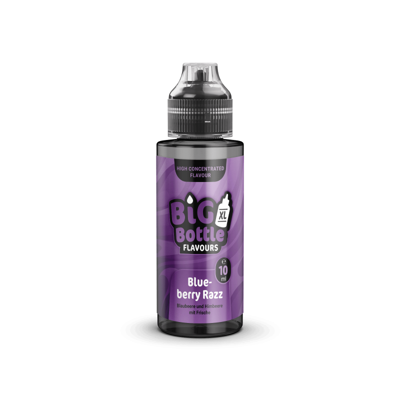 Big Bottle Flavours Longfill - Blueberry Razz - 10ml Aroma in 120ml Flasche
