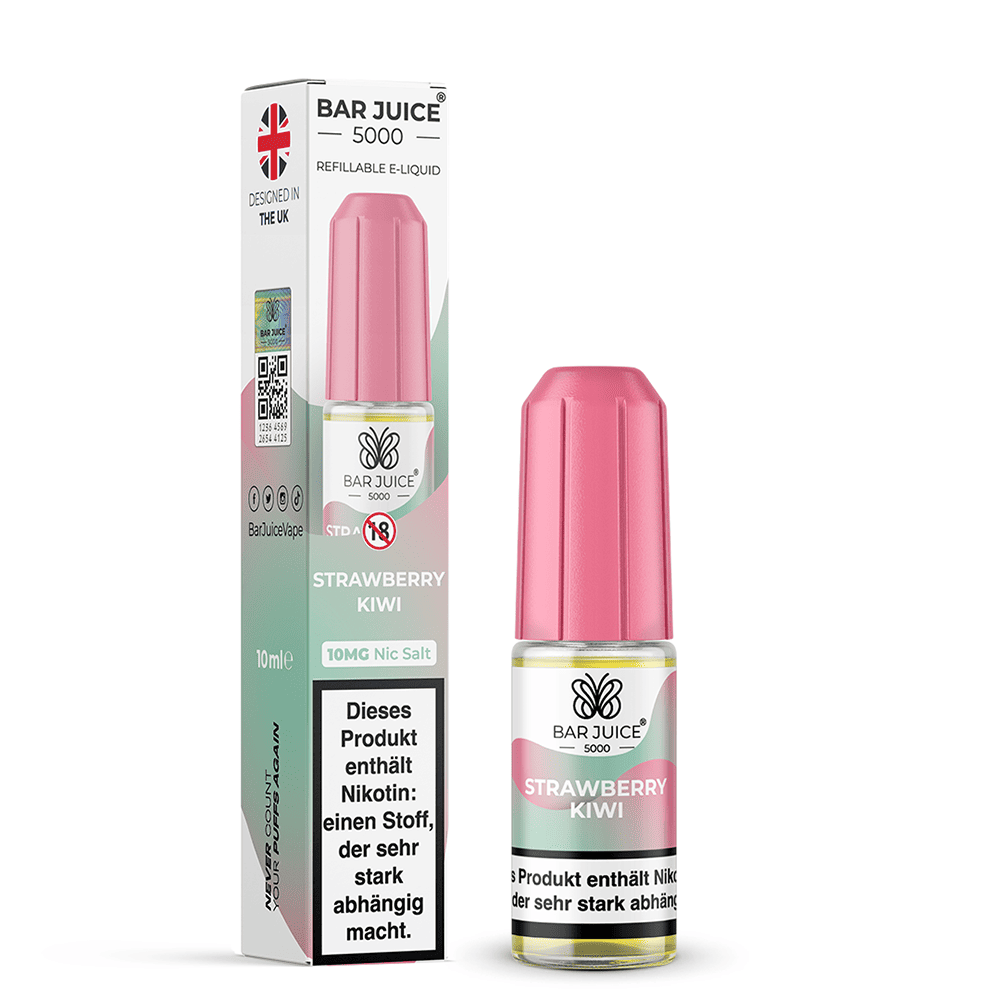 Bar Juice 5000 Nikotinsalz - Strawberry Kiwi - Liquid 10ml 10mg
