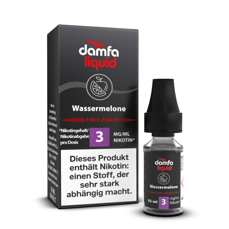 damfaliquid Wassermelone V2 3mg 10ml