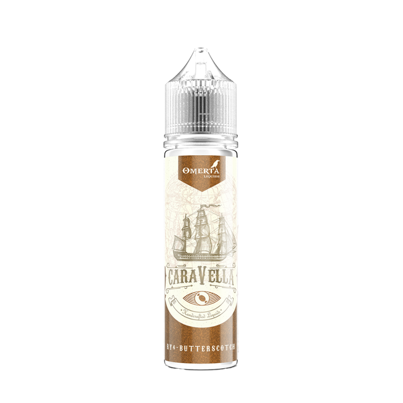 Omerta Aroma Longfill - Caravella Ry4 Butterscotch - 10ml Aroma in 60ml Flasche