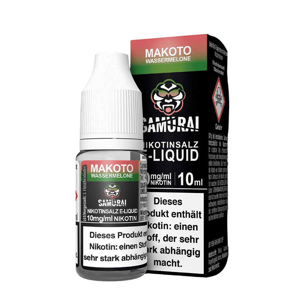Samurai Nikotinsalz - Makoto Wassermelone - Liquid 10ml