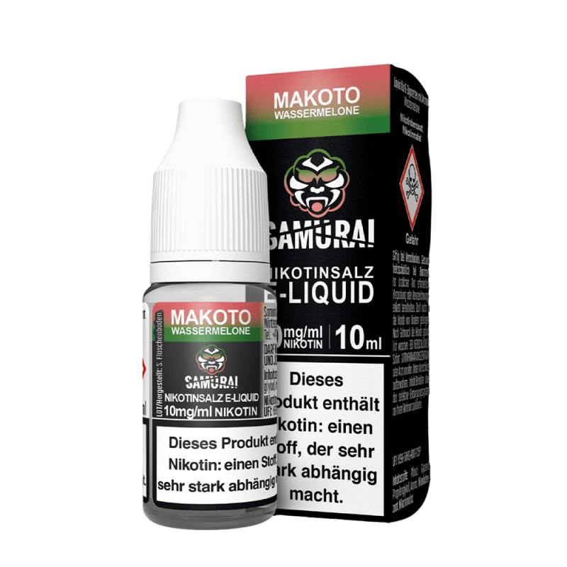Samurai Nikotinsalz - Makoto Wassermelone - Liquid 10ml