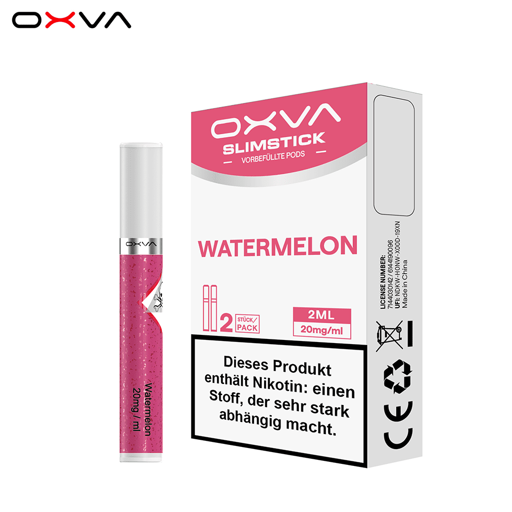 Oxva Slimstick Pods – Watermelon – 20mg – 2ml (2 Stück)