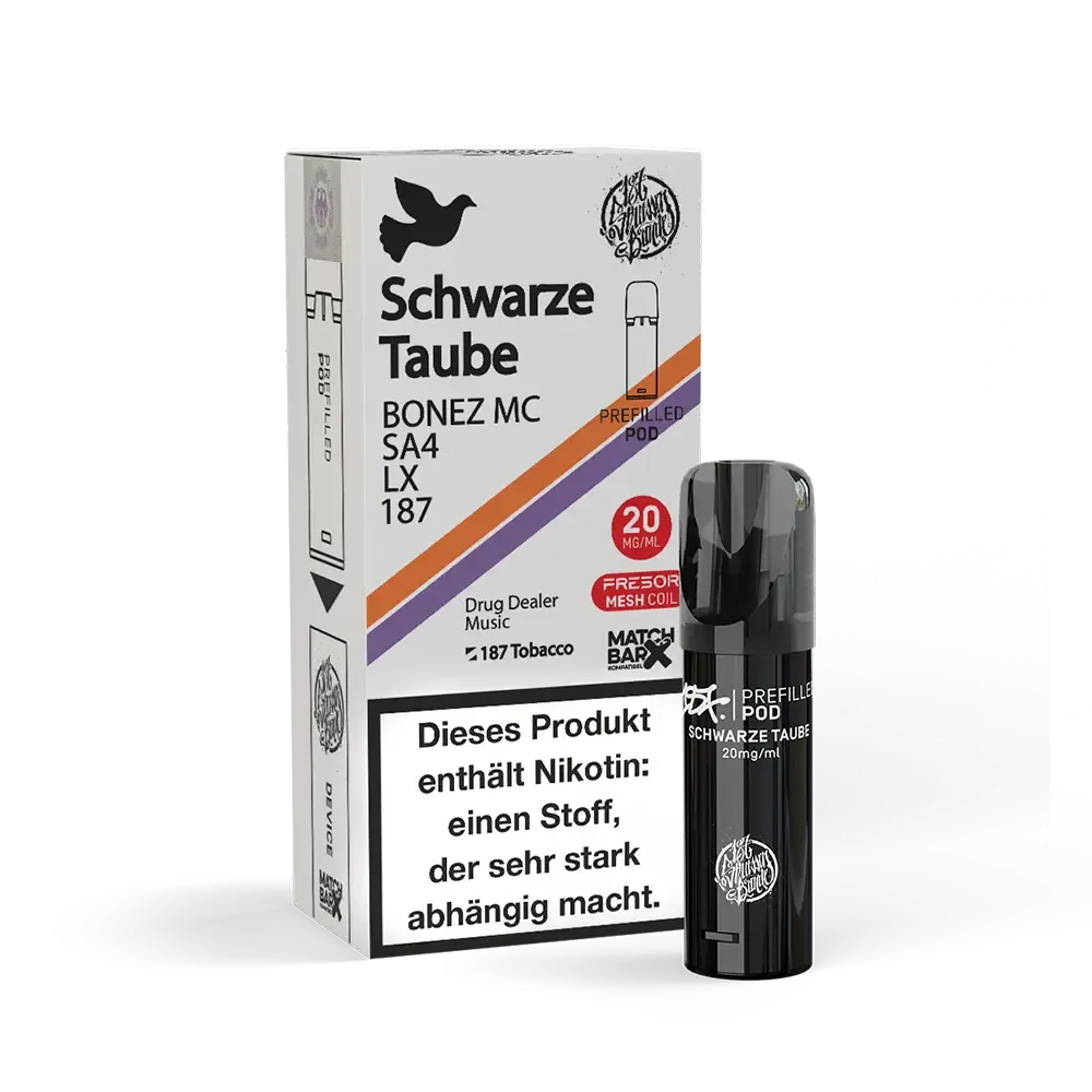 187 Strassenbande Pods – Schwarze Taube – 20mg – 2ml (1 Stück)