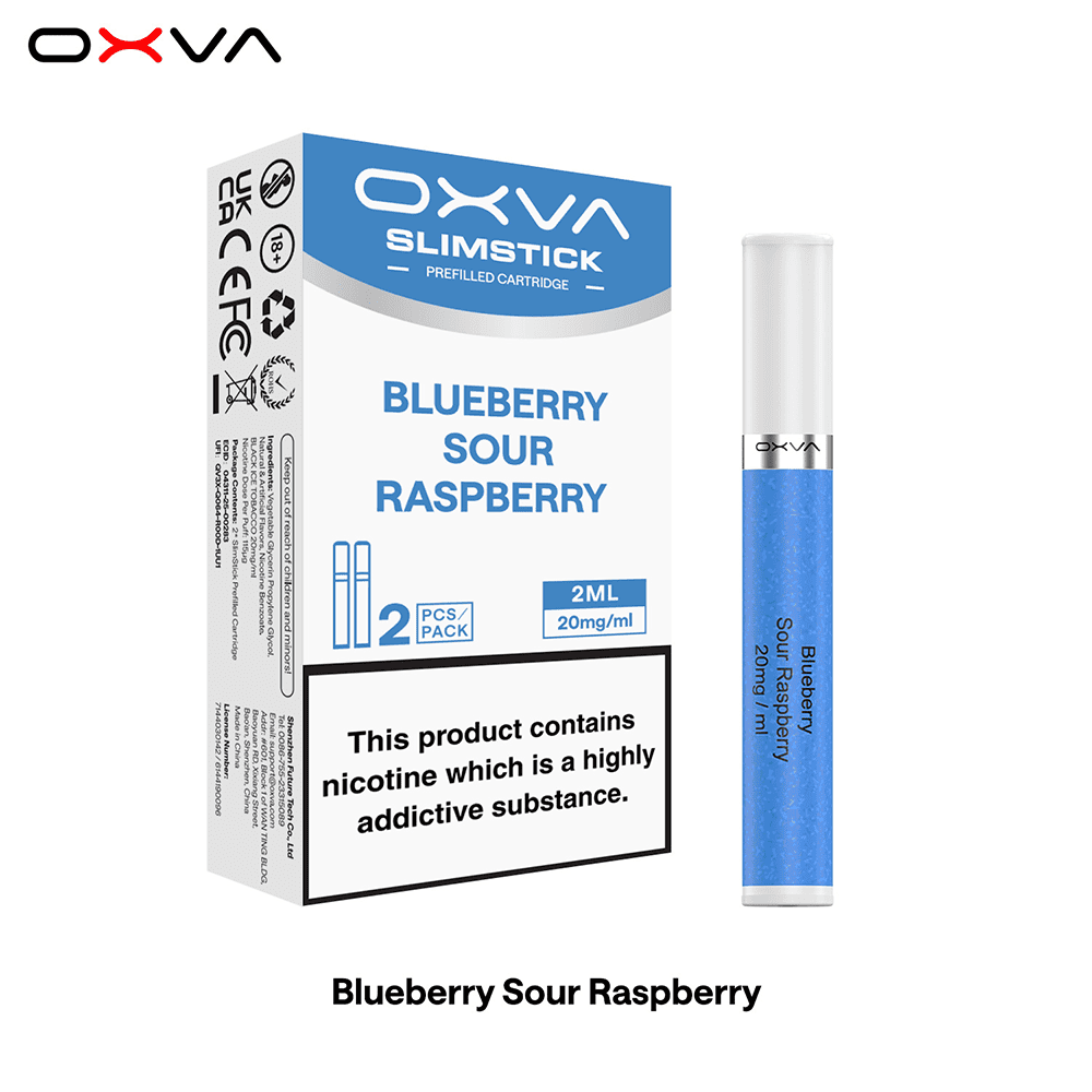 Oxva Slimstick Pods – Blueberry Sour Raspberry – 20mg – 2ml (2 Stück)