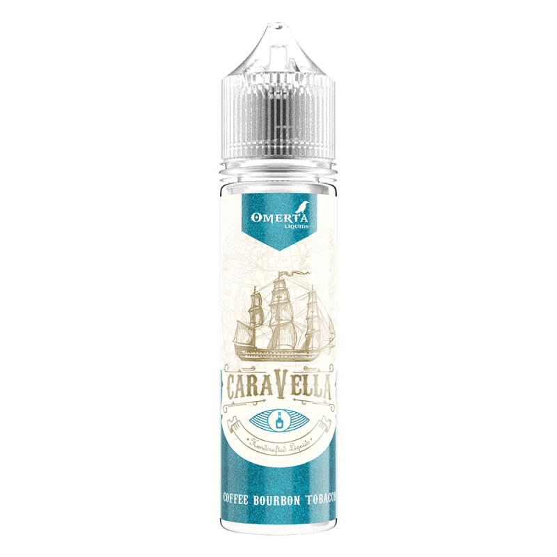 Omerta Aroma Longfill - Caravella Coffe Bourbon Tobacco - 10ml Aroma in 60ml Flasche