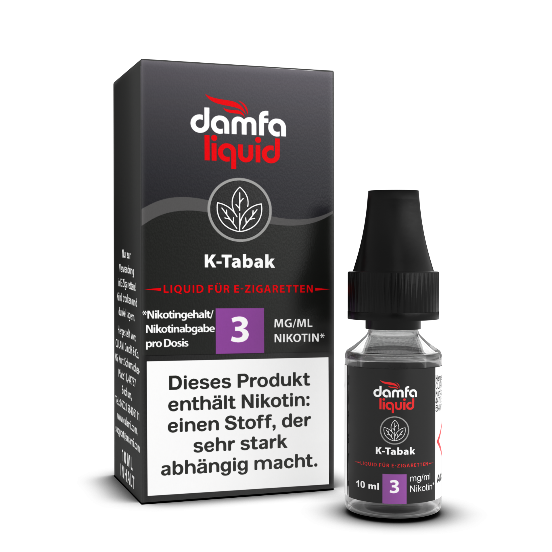 damfaliquid K-Tabak V2 3mg 10ml