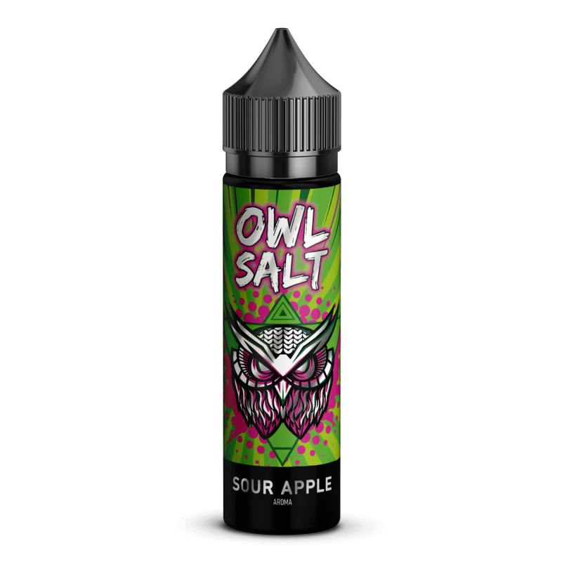 OWL Salt Aroma Longfill - Sour Apple - 10ml in 60ml Flasche
