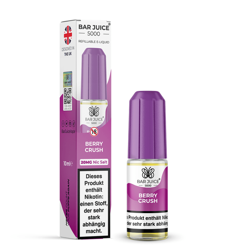 Bar Juice 5000 Nikotinsalz - Berry Crush - Liquid 20mg 10ml