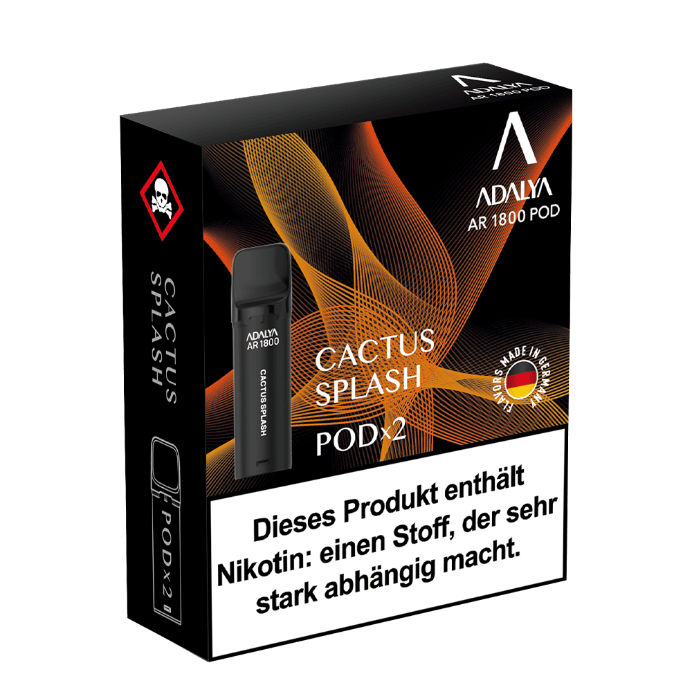 2x Adalya AR1800 - Cactus Splash - 20mg Nikotinsalz 2ml