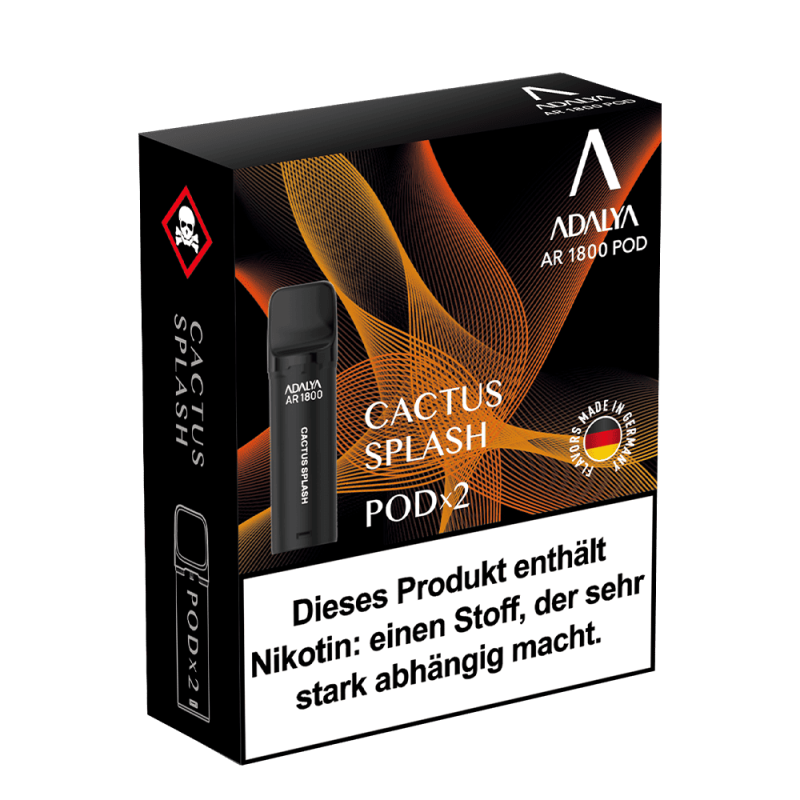 2x Adalya AR1800 - Cactus Splash - 20mg Nikotinsalz 2ml