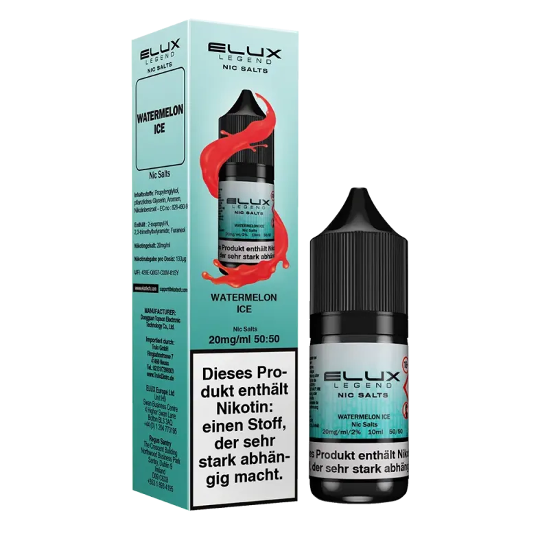 Elux Nikotinsalz - Watermelon Ice - Liquid 10ml