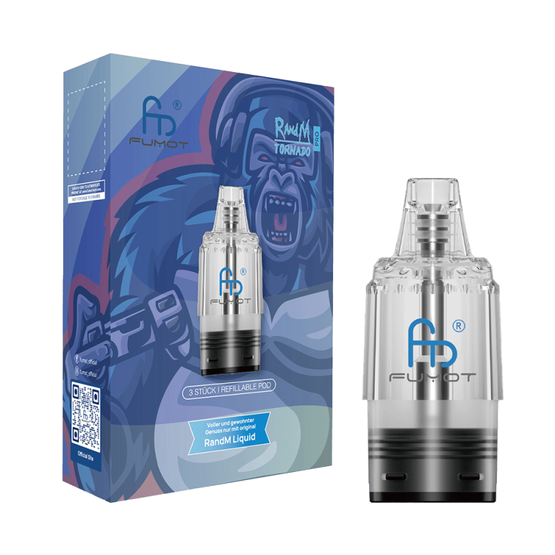 RandM Tornado Pro Refillable Pod 0,8 Ohm 8ml