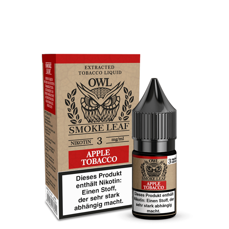 OWL Smoke Leaf Liquid - Apple Tobacco - 10ml 3mg