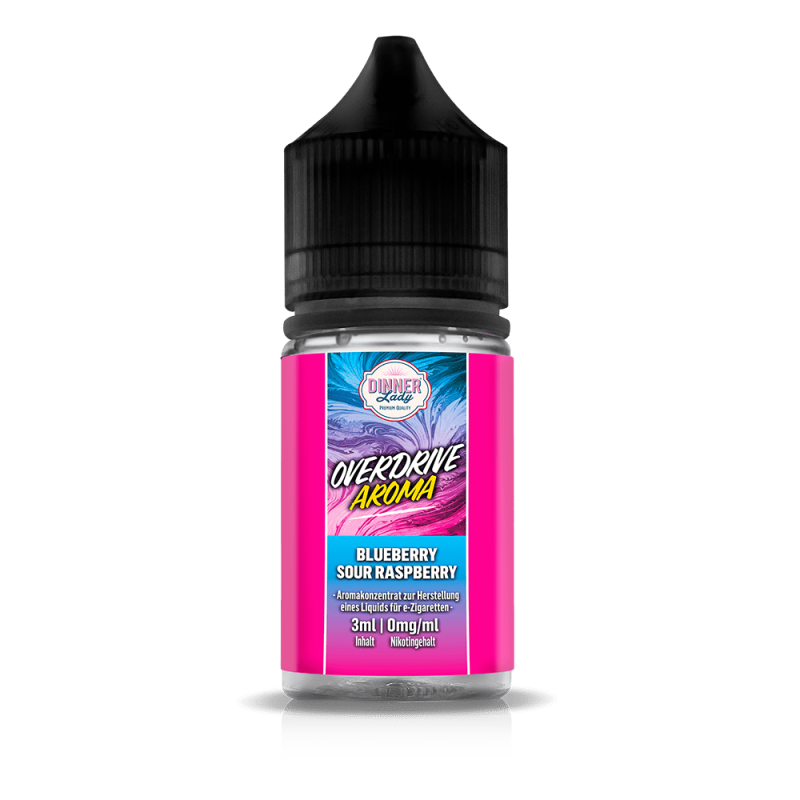 Dinner Lady Overdrive Longfill - Blueberry Sour Raspberry - 3ml in 30ml Flasche