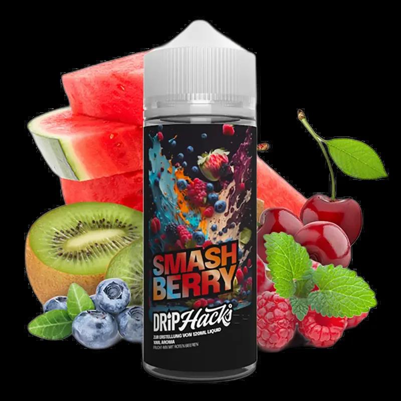 Drip Hacks Longfill - Smash Berry - 10ml Aroma in 120ml Flasche