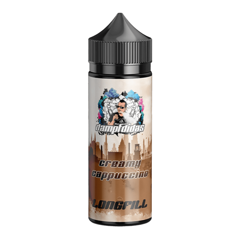 Dampfdidas Longfill - Creamy Cappuccino - 10ml Aroma in 120ml Flasche