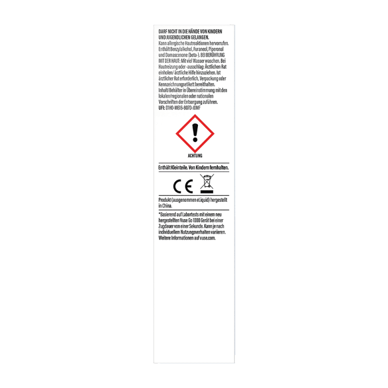 Vuse GO 1000 Blueberry Ice  Einweg E-Zigarette