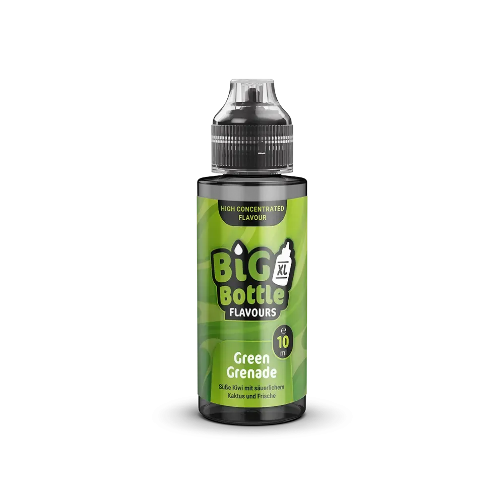 Big Bottle Flavours Longfill - Green Grenade - 10ml Aroma in 120ml Flasche