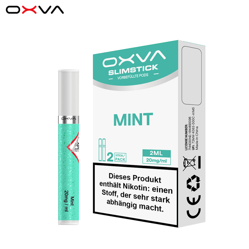 Oxva Slimstick Pods – Mint – 20mg – 2ml (2 Stück)