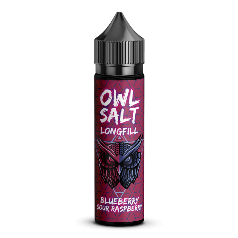 OWL Salt Aroma Longfill - Blueberry Sour Raspberry - 10ml in 60ml Flasche