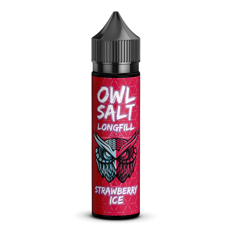 OWL Salt Aroma Longfill - Strawberry Ice - 10ml in 60ml Flasche