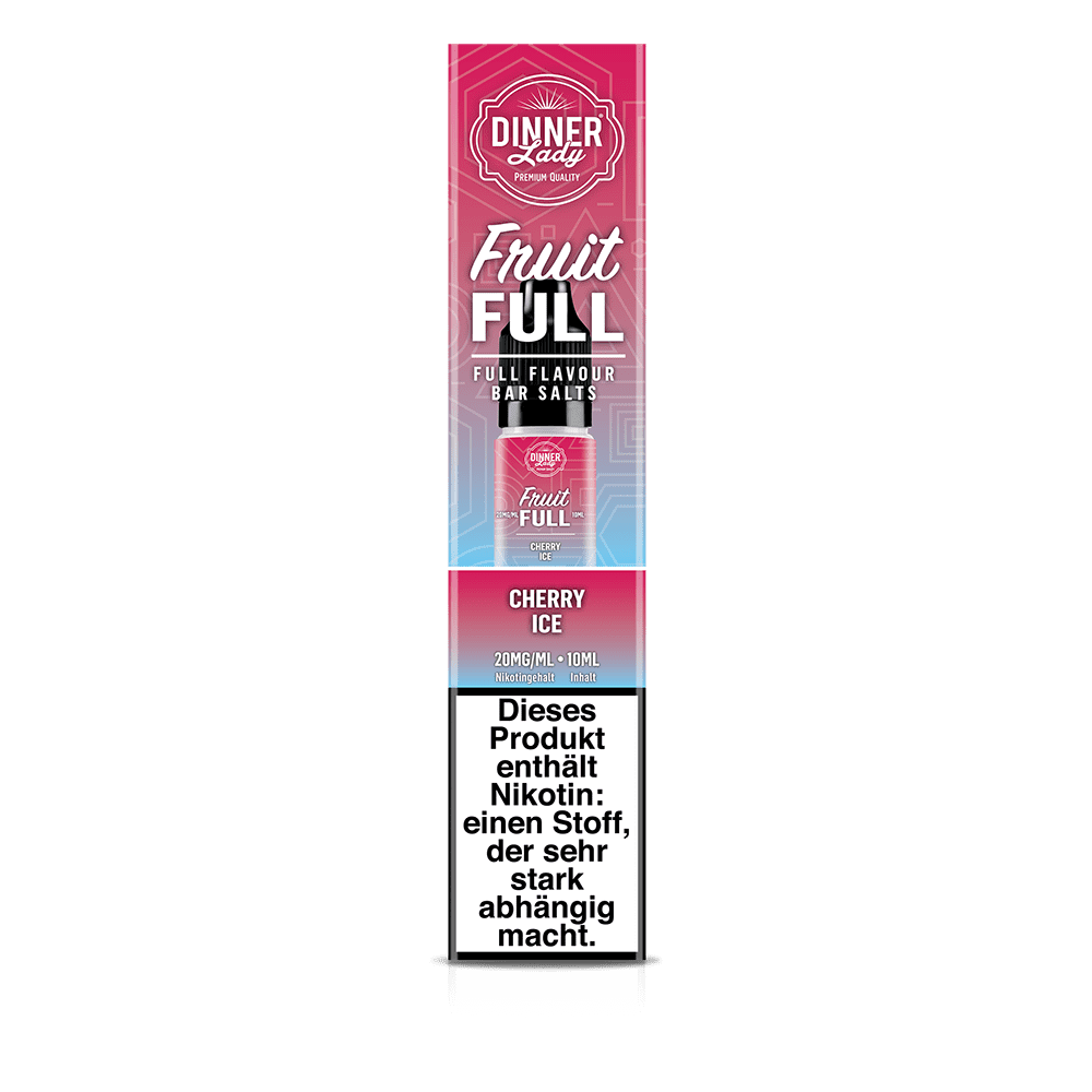 Dinner Lady Fruit Full Nikotinsalz - Cherry Ice - 10ml Liquid 20mg