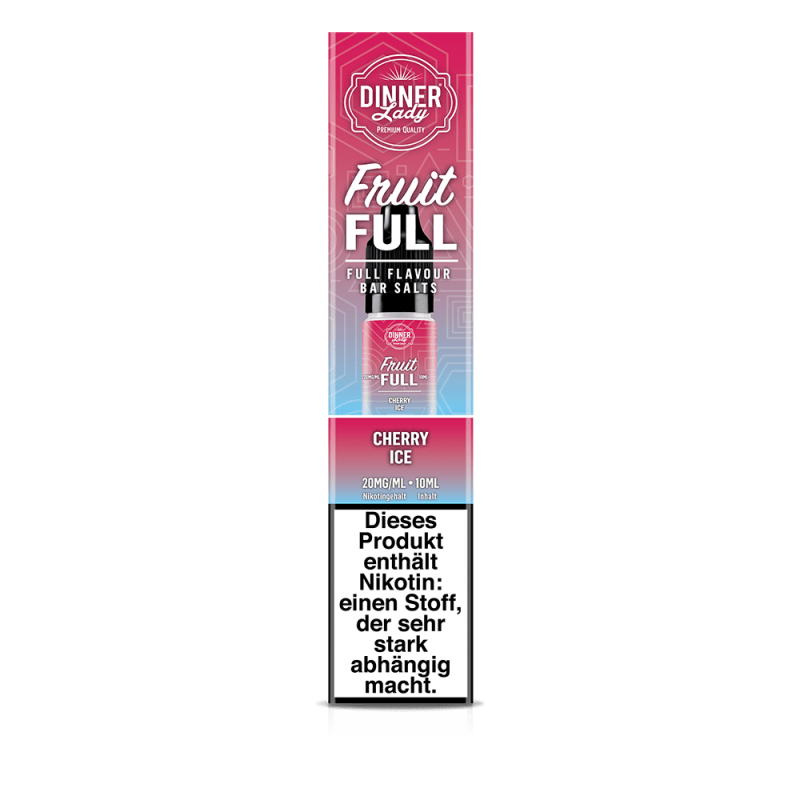 Dinner Lady Fruit Full Nikotinsalz - Cherry Ice - 10ml Liquid 20mg