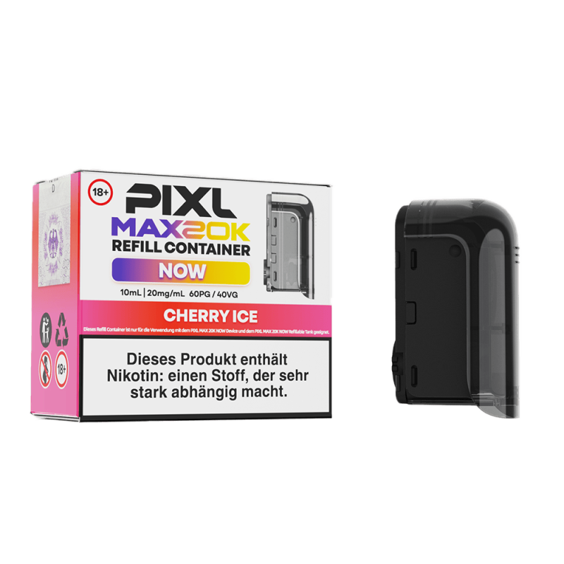PIXL MAX 20K Einweg Pod - Cherry Ice - 20 mg Nikotinsalz 10ml