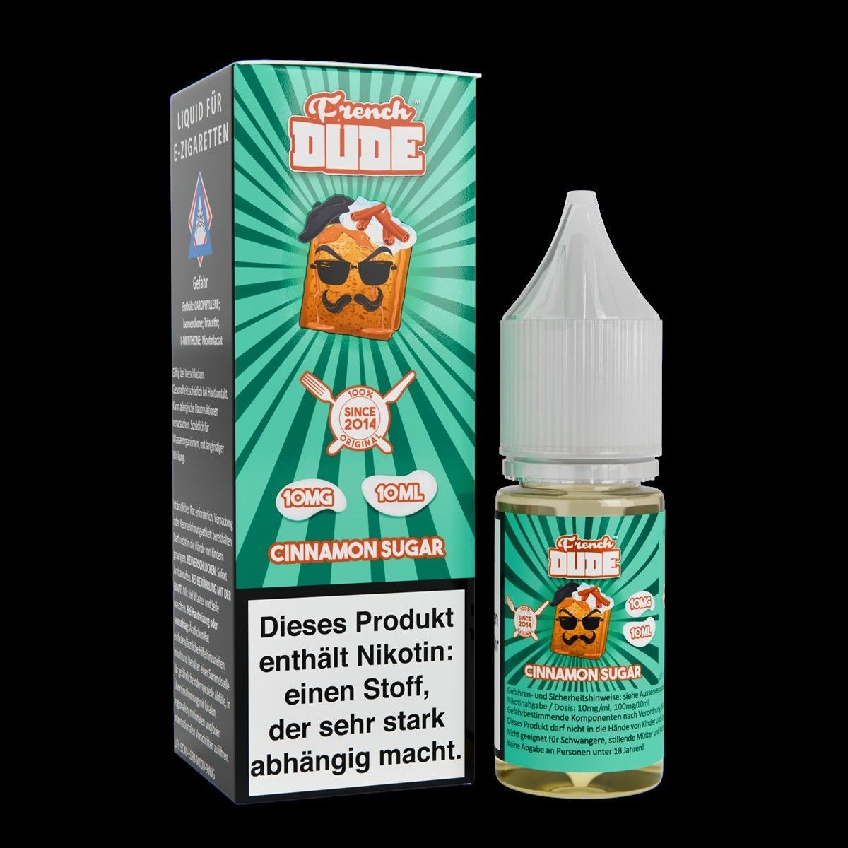 French Dude Nikotinsalz - Cinnamon Sugar - 10ml Liquid