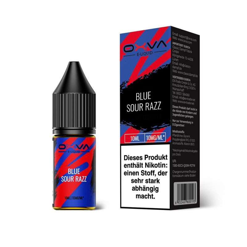 OXVA E-Liquid Nikotinsalz - Blue Sour Razz - 10ml Liquid