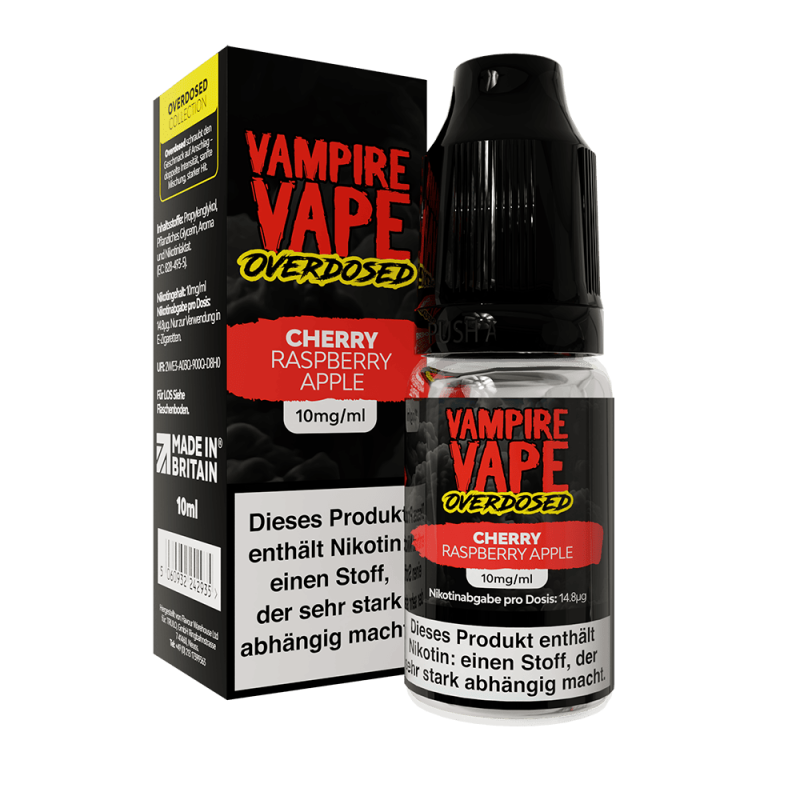 Vampire Vape Nikotinsalz - Cherry Raspberry Apple - Liquid 10mg 10ml