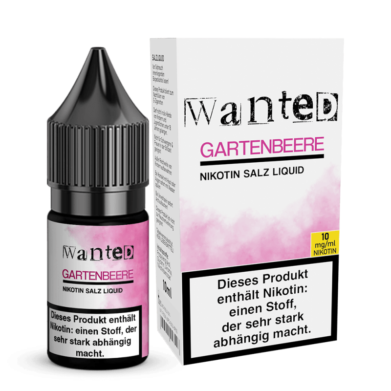 Wanted Nikotinsalz - Gartenbeere - Overdosed 10ml Liquid 10mg