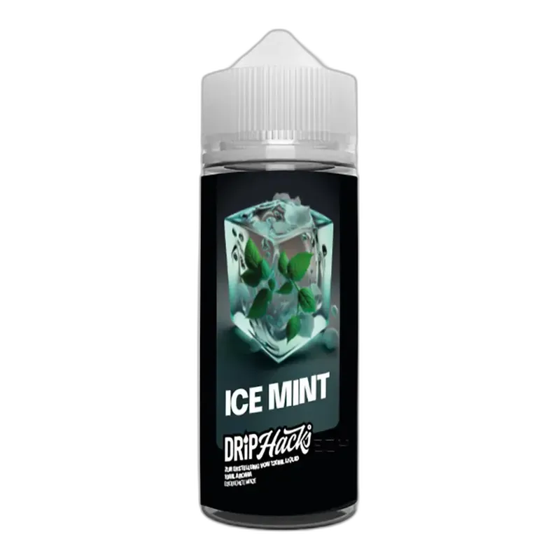Drip Hacks Longfill - Ice Mint - 10ml Aroma in 120ml Flasche