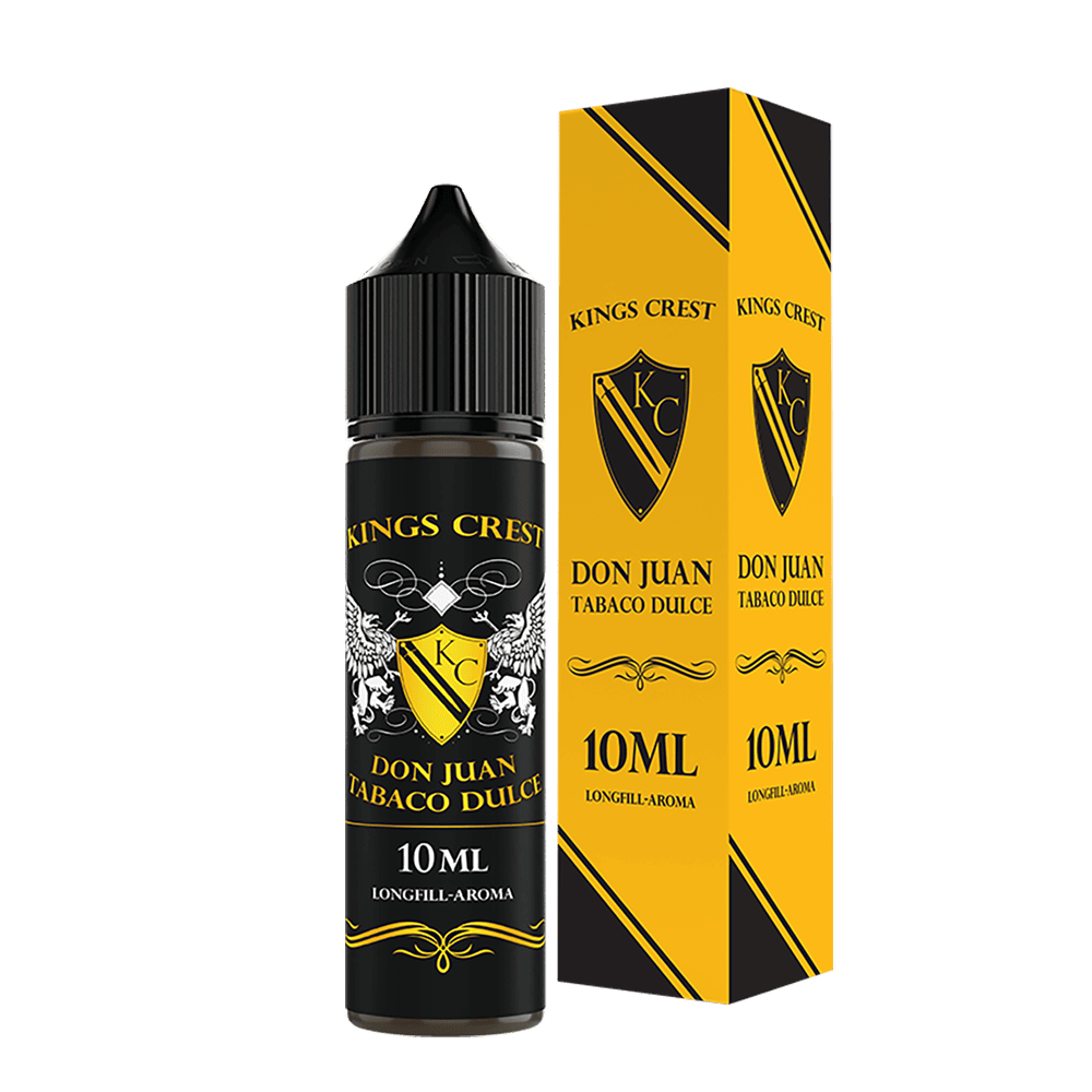 Kings Crest Longfill - Don Juan Tabaco Dulce - 10ml in 60ml Flasche